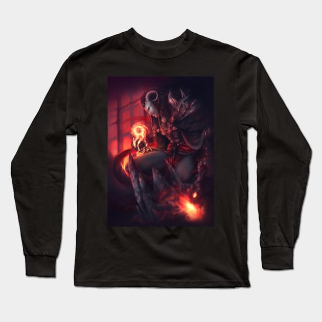 Melkor and Mairon Long Sleeve T-Shirt by Zvak.Keh